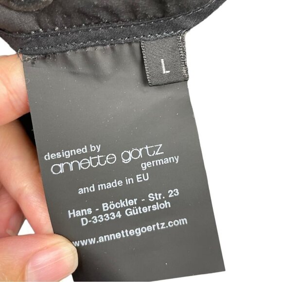 * Annette Gortz Bow Burnout Zen Button Front Jacket Size L - Picture 7 of 9